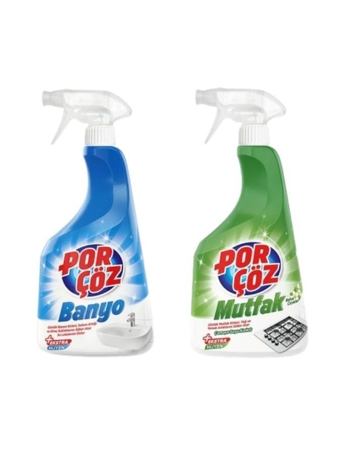 Porçöz Banyo+Mutfak Sprey 750 ML