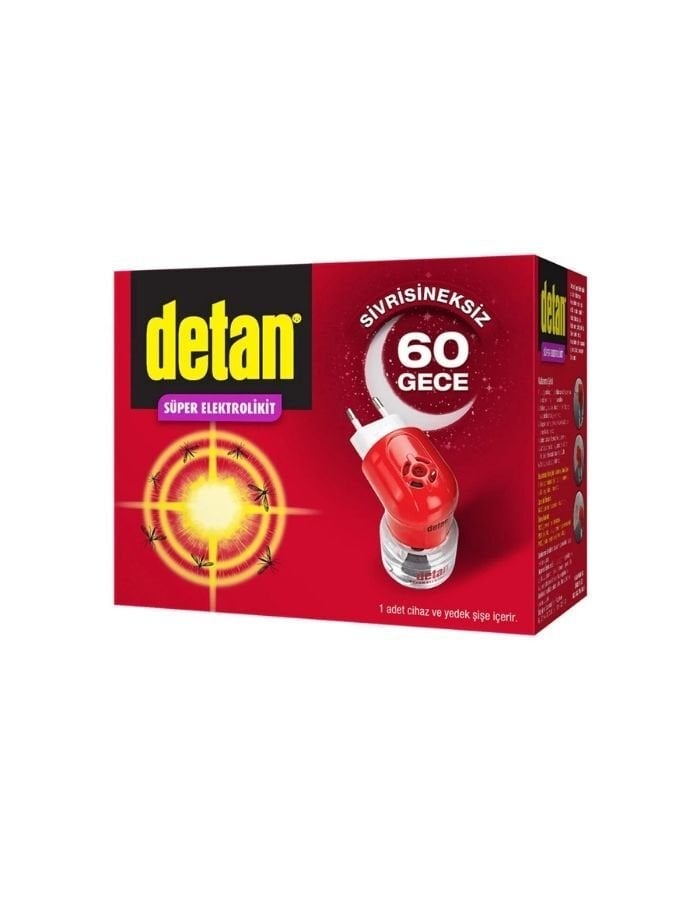 Detan 60 Gece Elektrolikit Cihaz+Yedek