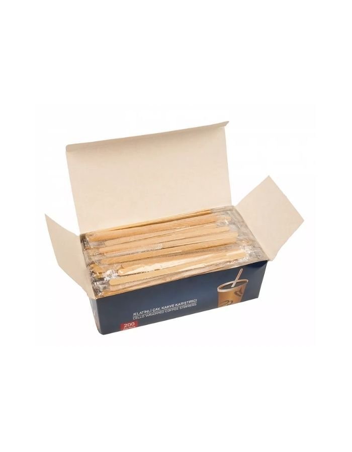 Tahta Karıştırıcı Jelatin Sargılı 200Lü