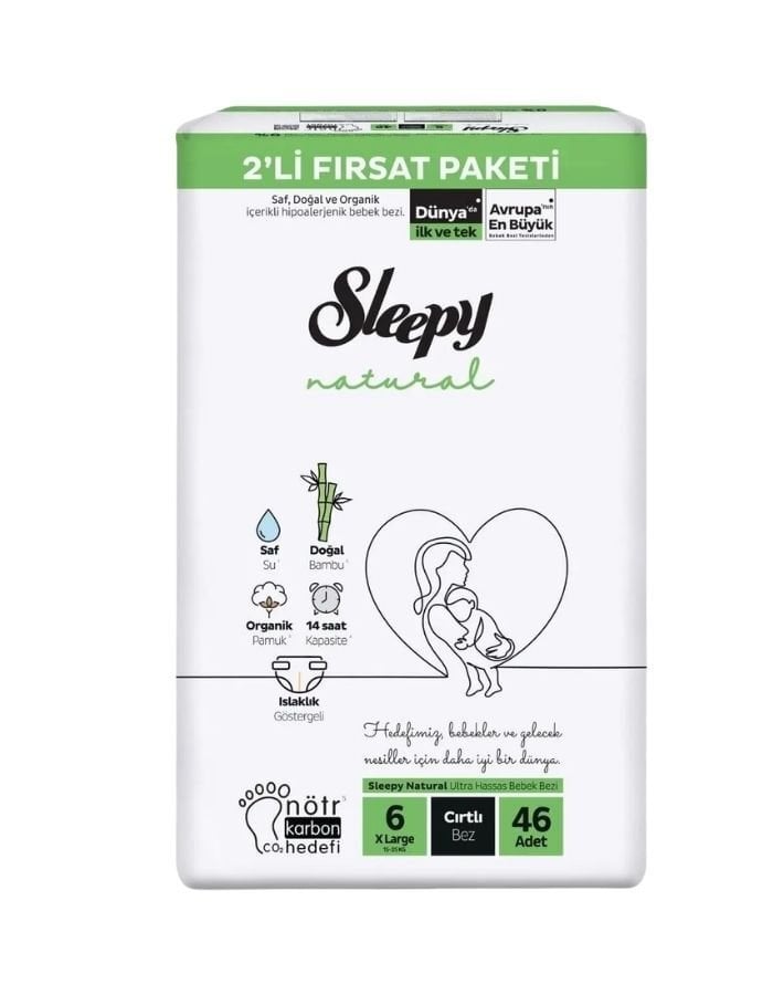 Sleepy 46'lı Bebek Bezi Fırsat Paket No:6
