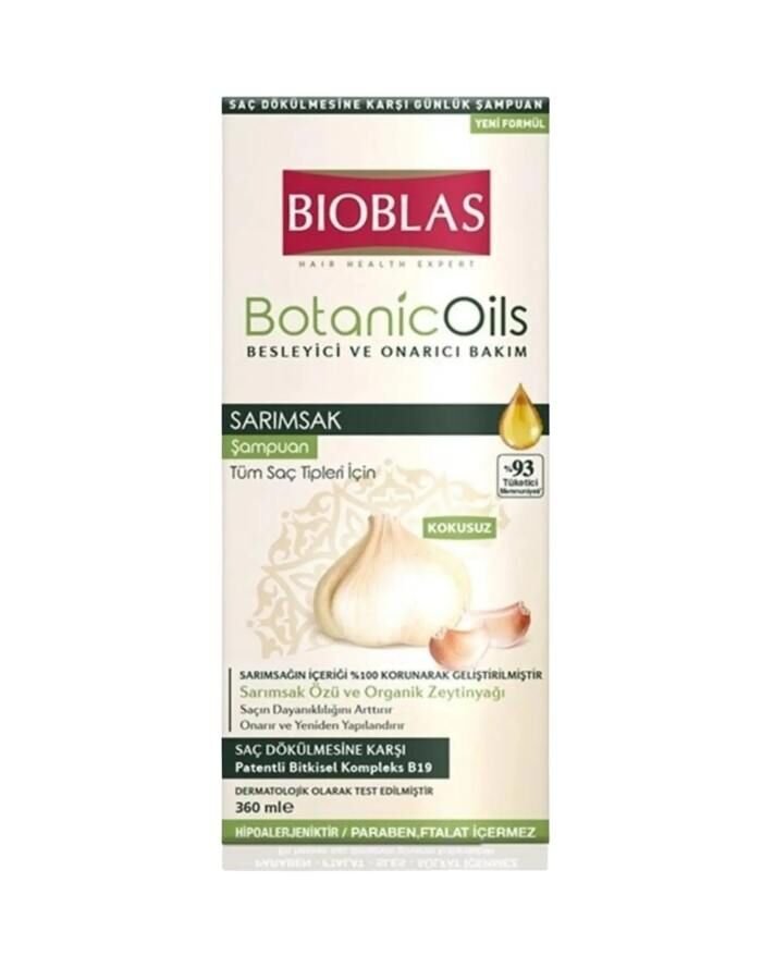 Bioblas Sarımsak Özlü Şampuan 360 ML