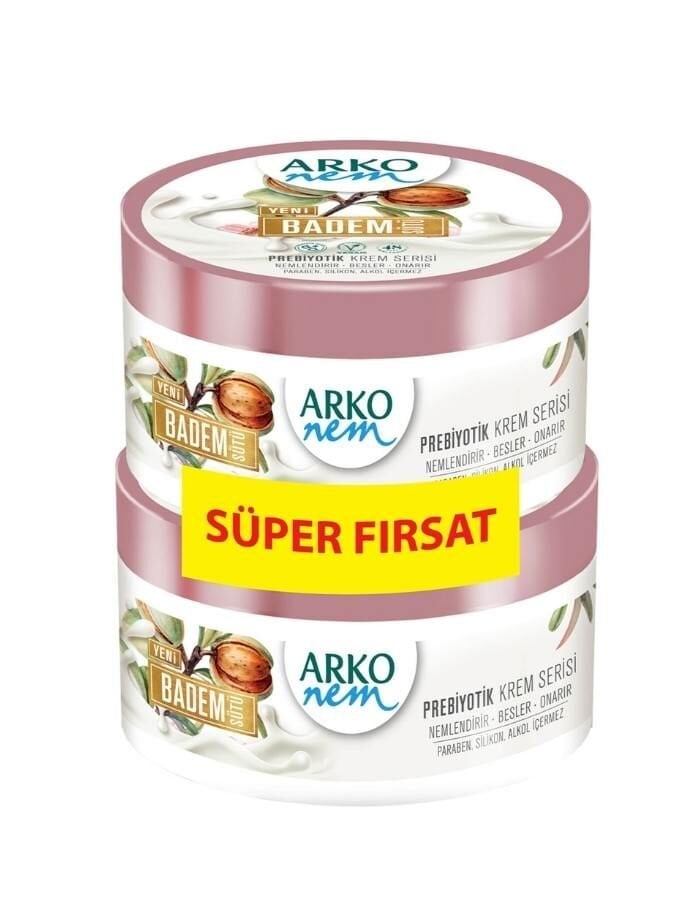 Arko Nem Badem Sütlü Prebiyotik Krem 250+250 ML