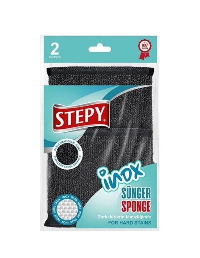 Stepy İnox 2'li Sünger
