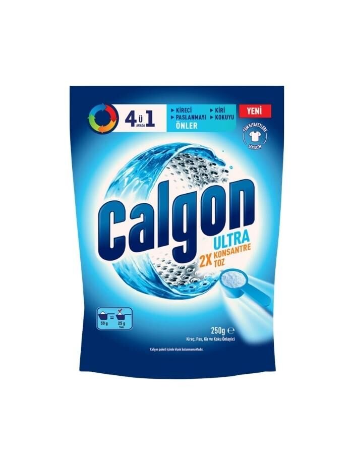 Calgon Ultra Çamaşır Makinesi Kireç Önleyici Toz 250 gr