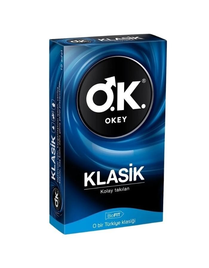Okey 10'lu Klasik Prezervatif