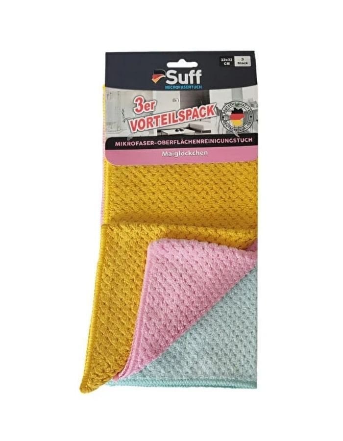 Suff Mikrofiber 3'lü Temizlik Bezi