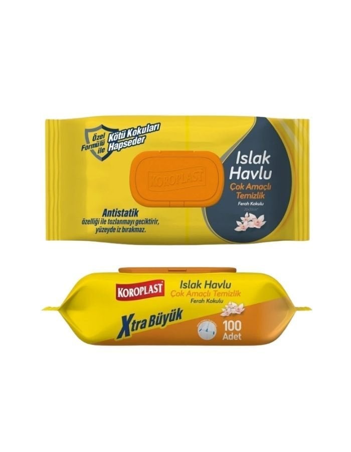 Koroplast 100'lü Islak Havlu