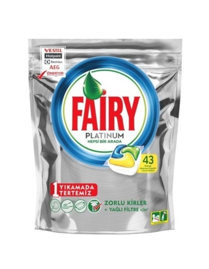 Fairy Platinum 43'lü Bulaşık Makinesi Tableti
