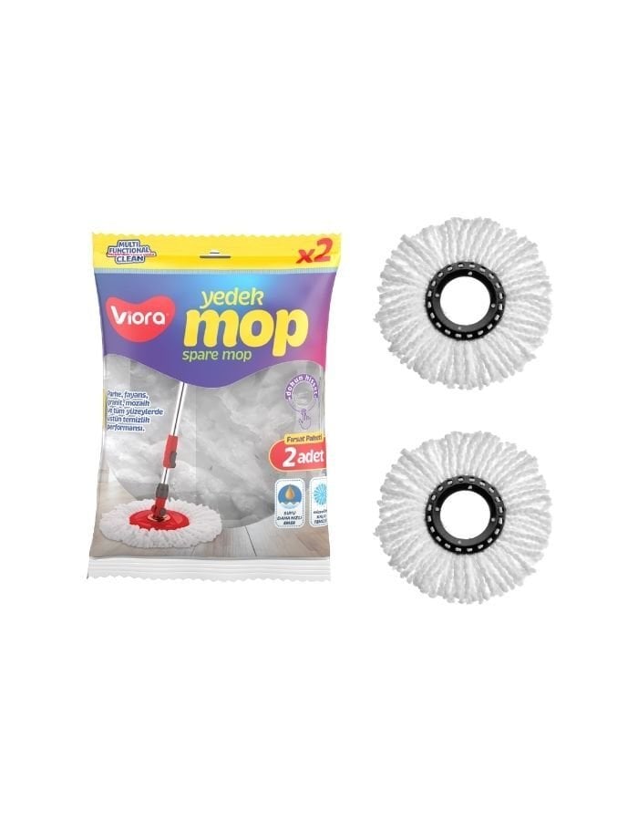 Viora 2'li Döner Mop Paspas Yedek