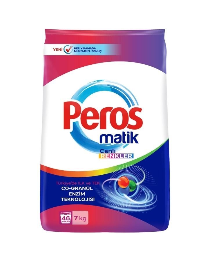 Peros Matik Canlı Renkler 7 kg