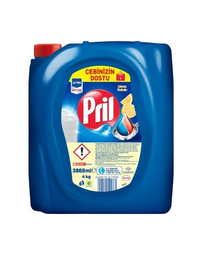 Pril Limon Bulaşık Deterjanı 4 Kg