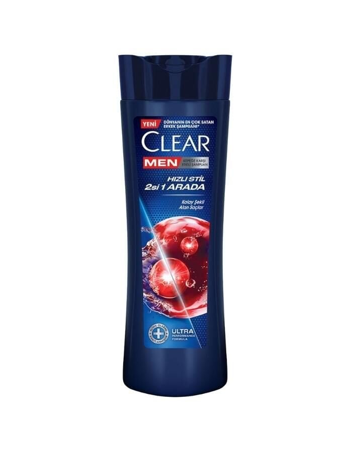 Clear Men  Hızlı Stil 2Si1 Arada  Şampuan 350 ML