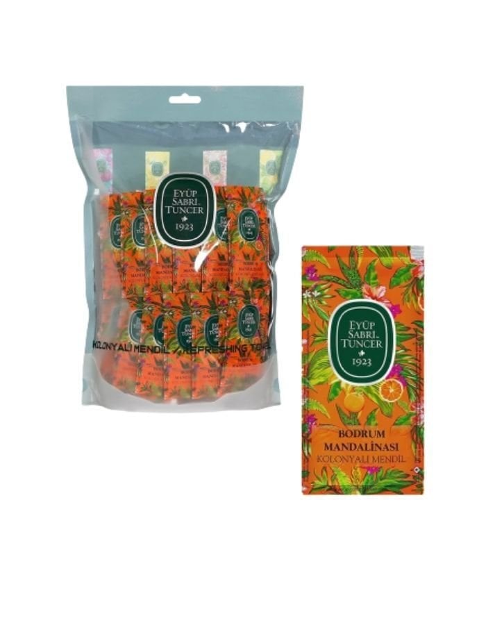 Eyüp Sabri Tuncer Mandalina 150'li Kolonyalı Mendil Poşet
