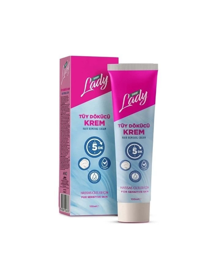 Derby Lady Hassas Ciltler İçin Tüy Dökücü Krem 100 ML