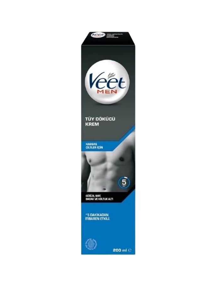 Veet Erkek Hassas Ciltler İçin Tüy Dökücü Krem 200 ML