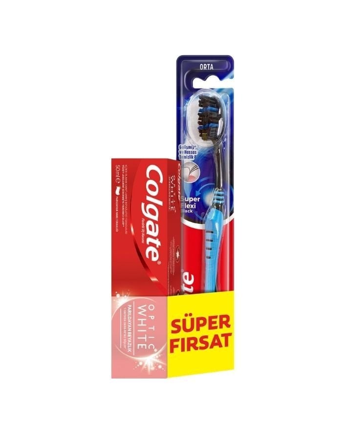 Colgate Optic White Diş Macunu 50ML + Diş Fırçası