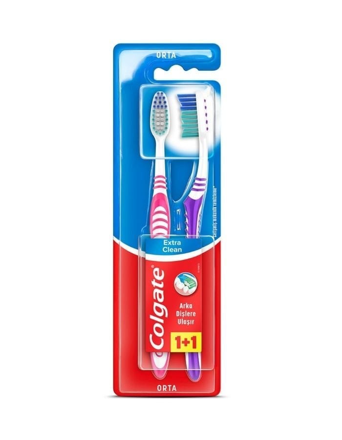 Colgate  1+1 Extra Clean Diş Fırçası