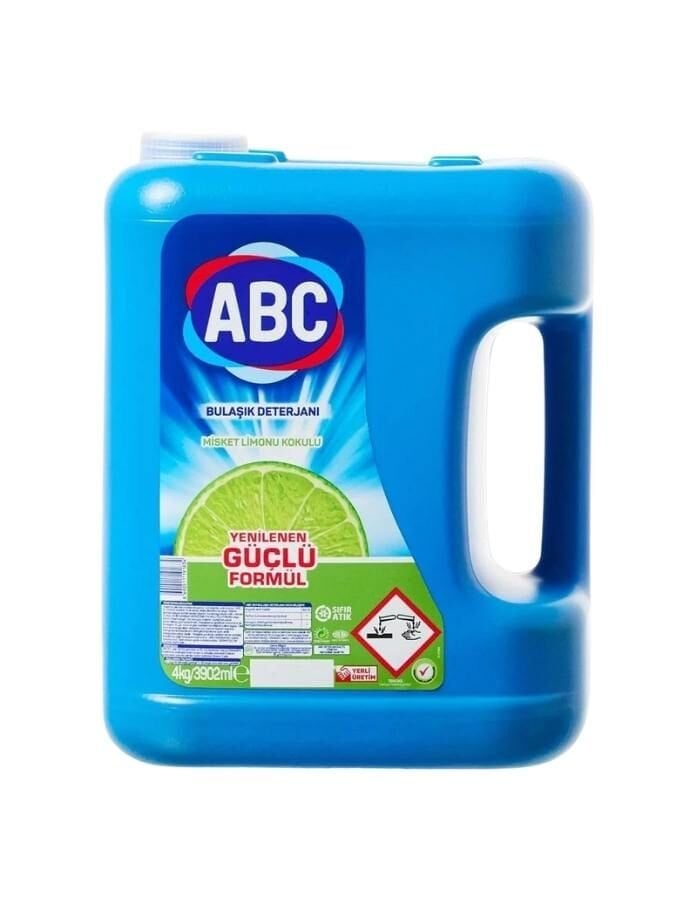Abc Limon  Sıvı Bulaşık Deterjanı 4Kg