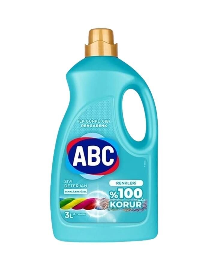 Abc Renkliler Sıvı Çamaşır Deterjanı 3000 ML