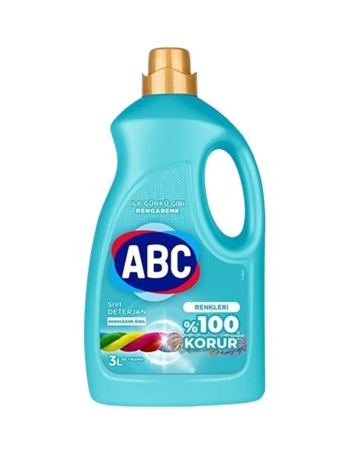 Abc Renkliler Sıvı Çamaşır Deterjanı 3000 ML