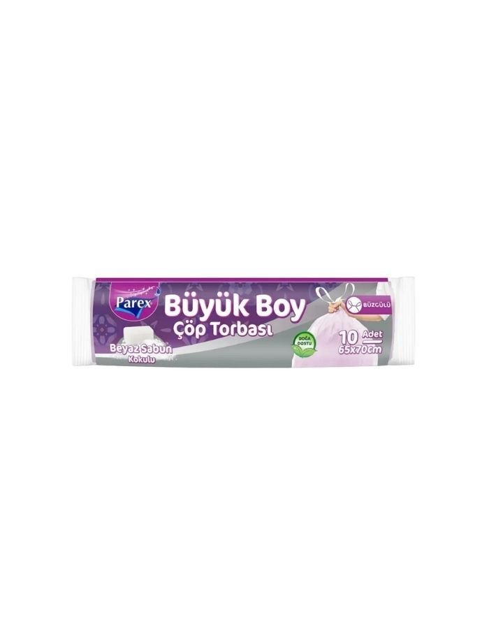Parex Sabun Büzgülü Büyük Boy Çöp Torbası