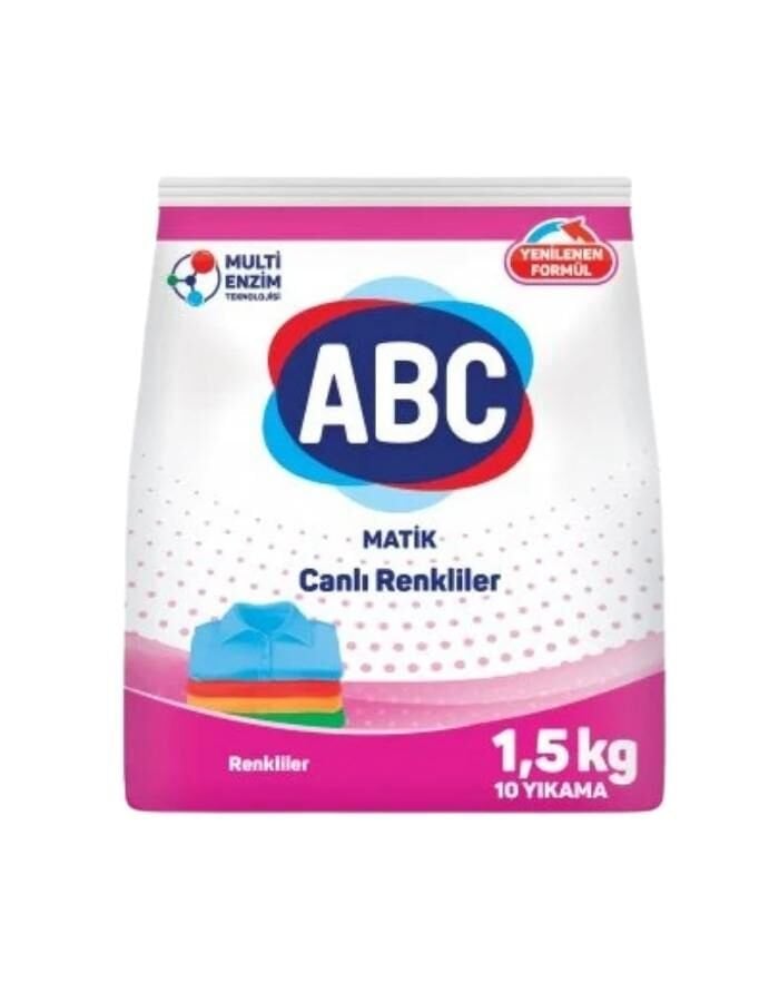 Abc Matik Canlı Renkler 1.5 Kg