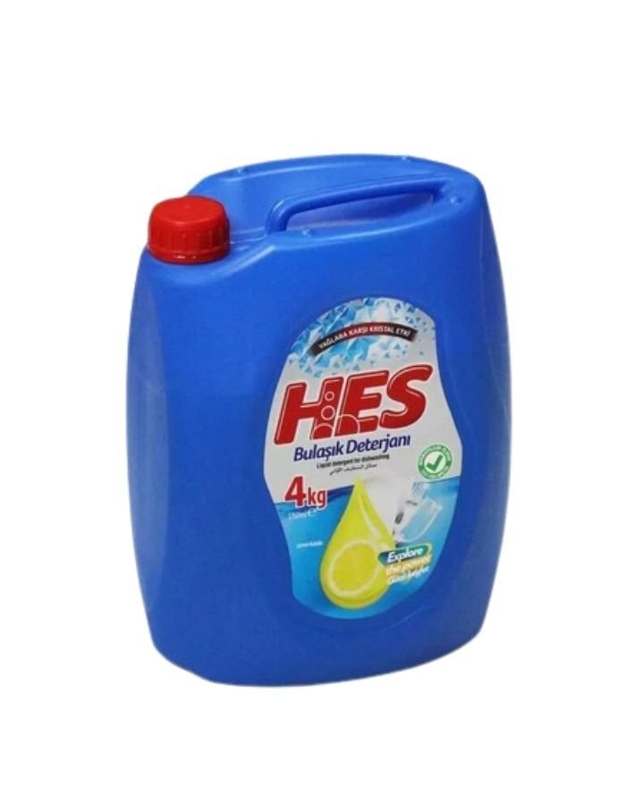 Hes Limon Sıvı Bulaşık Deterjanı 4Kg