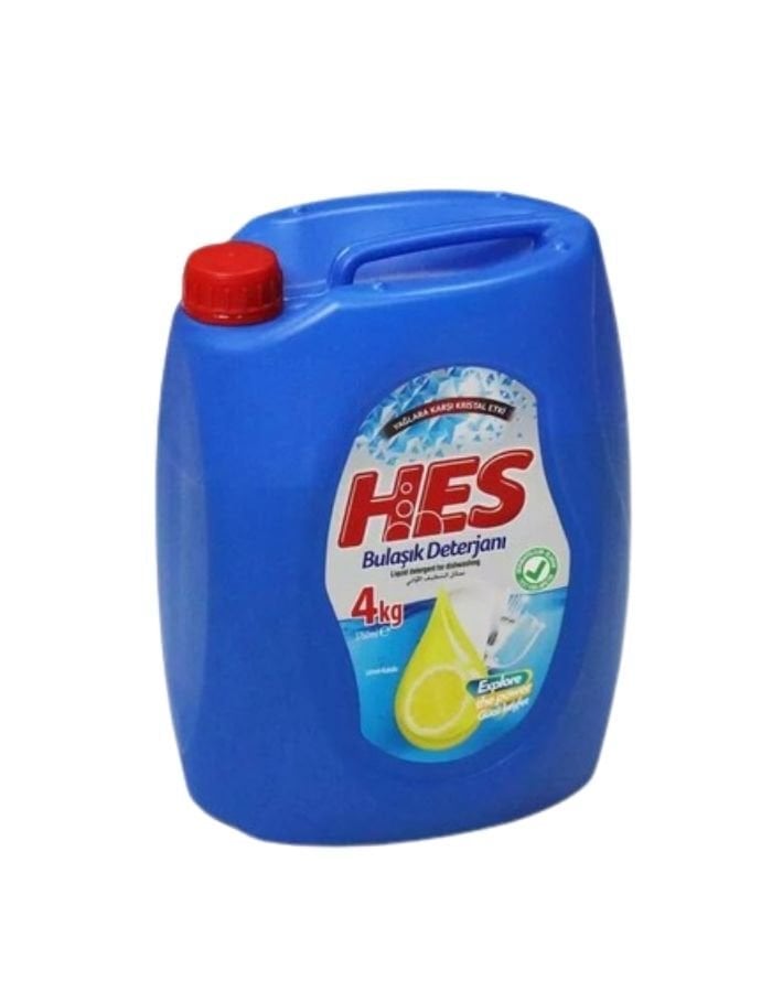 Hes Limon Sıvı Bulaşık Deterjanı 4Kg