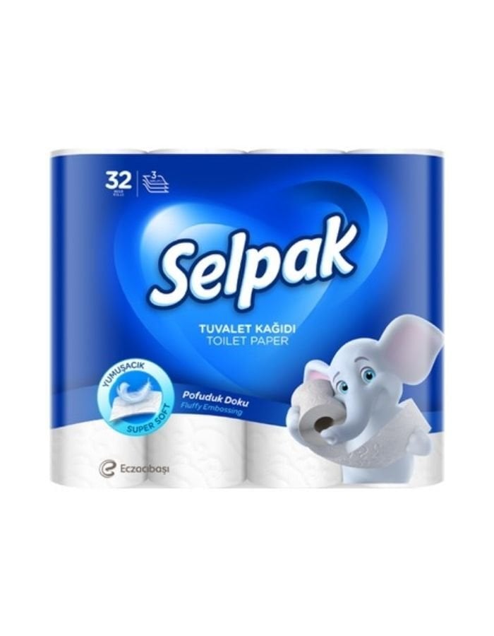 Selpak 32'li 3 Katlı Tuvalet Kağıdı