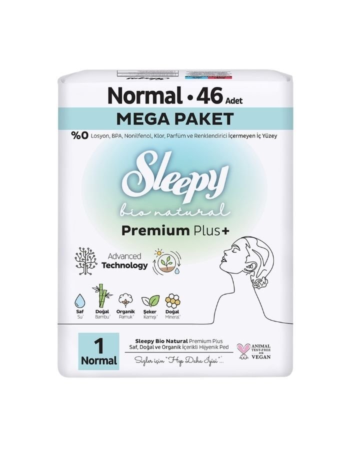 Sleepy Bio 46Lı Natural Mega Ped