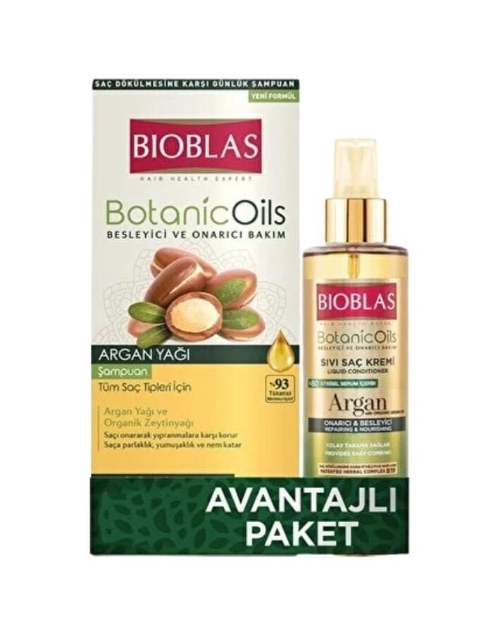 Bioblas Argan Şampuan + Saç Kremi 360 ML
