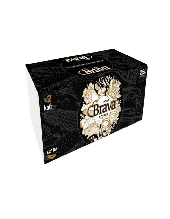 Brava V Fold Mendil 250'li*24