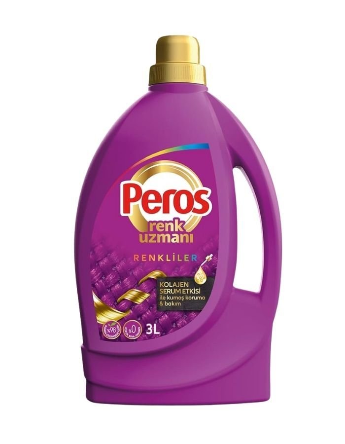 Peros Renkliler Sıvı Çamaşır Deterjanı 3000 ML