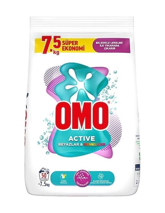 Omo Matik Renkli Ve Beyazlar 7.5 Kg