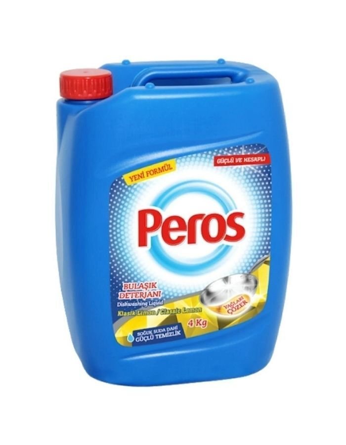 Peros Limon Sıvı Bulaşık Deterjanı 4 Kg