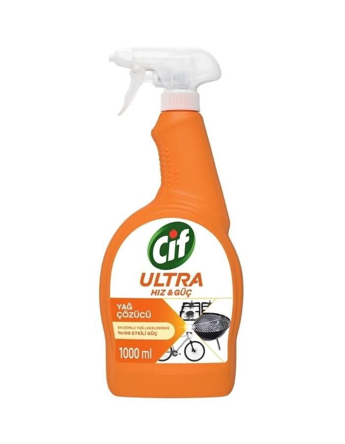 Cif Ultra Hız Yağ Sökücü Sprey 1000 ML