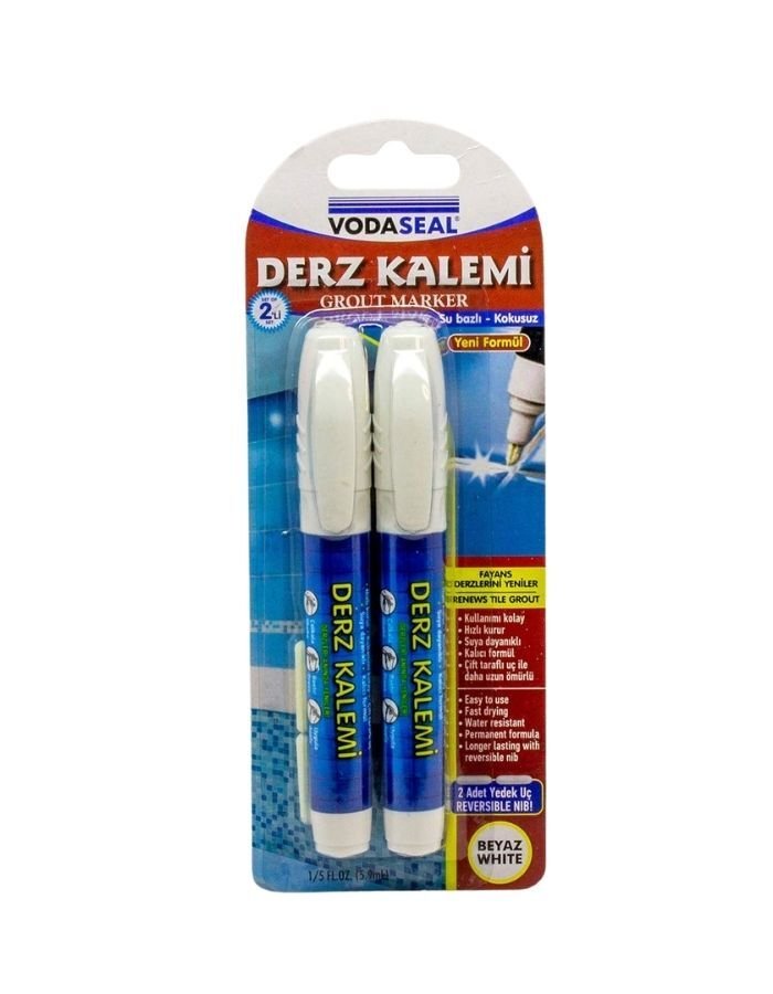 Vodaseal İkili Beyaz Derz Kalemi