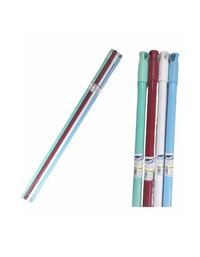 Mopeda Metal Renkli Fırça Sapı 120 Cm