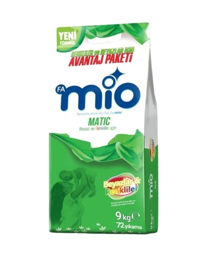Mio Matik Beyazlar Renkliler 9Kg