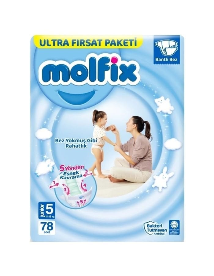 Molfix Ultra 78'li Bebek Bezi No:5