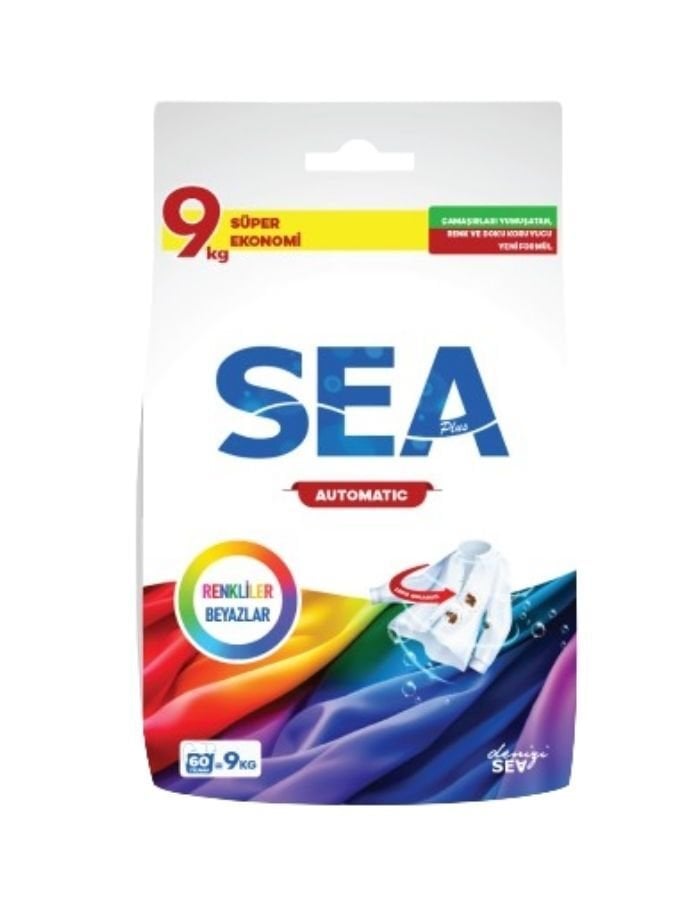Sea Matik Beyaz Ve Renkliler 9 Kg