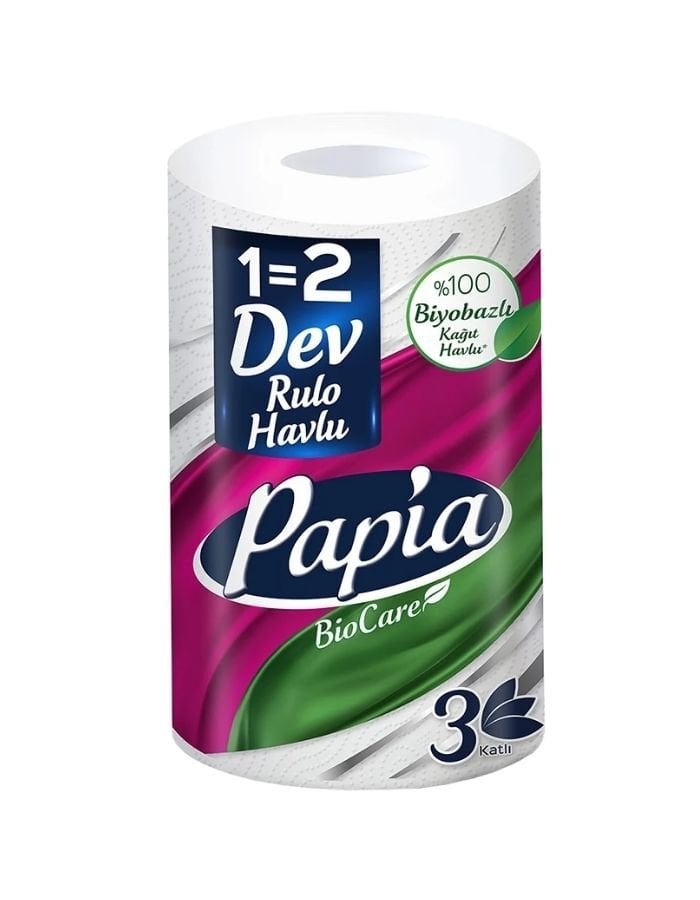 Papia 1=2 Dev Rulo Kağıt Havlu