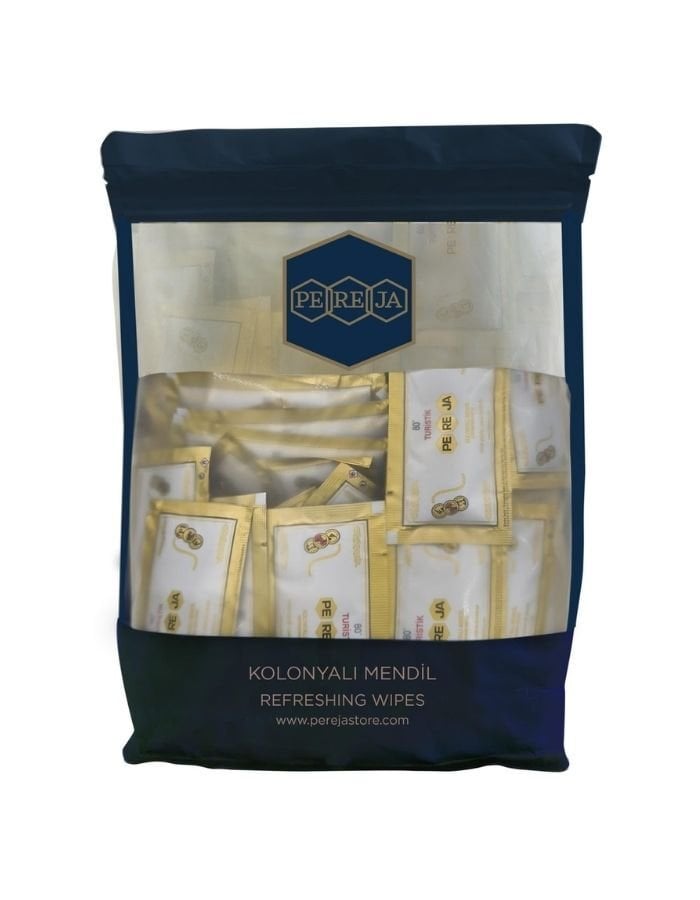 Pereja 50'li Limon Kolonyalı Mendil 7X12 Cm