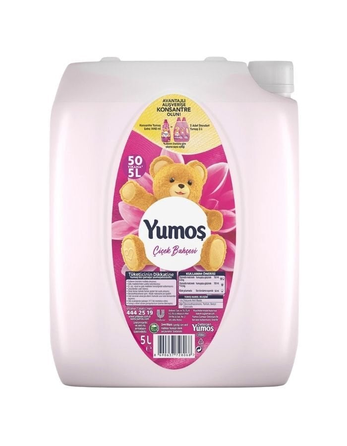 Yumoş Çiçek Bahçesi Çamaşır Yumuşatıcısı 5000 ML