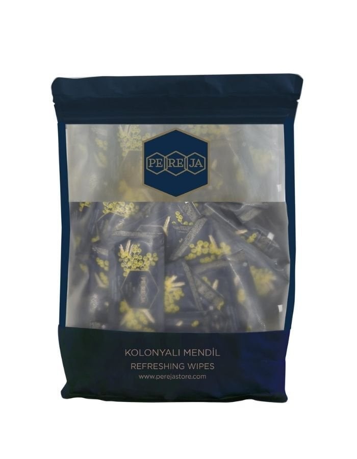 Pereja 150'li Mimoza Kolonyalı Mendil Mimoza 5X10 Cm