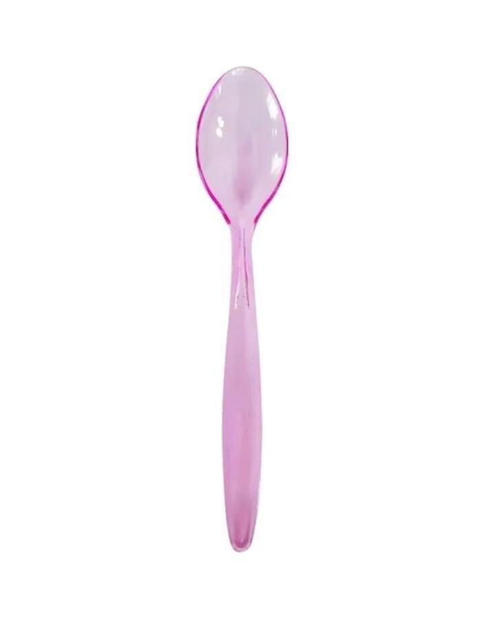 Plastik Pembe Dondurma Kaşığı