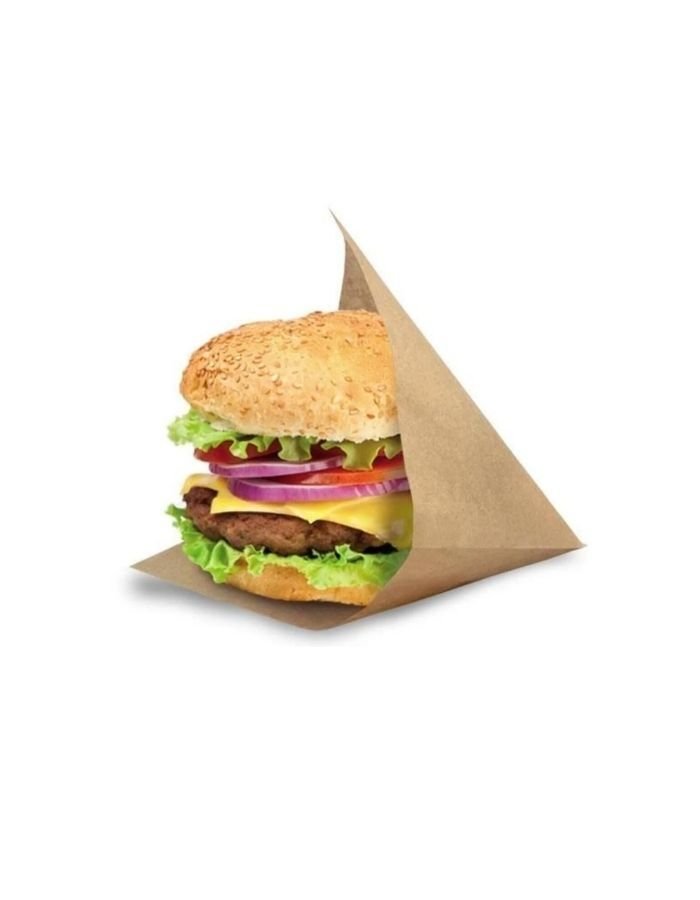 Kese Kağıdı Hamburger Yarı Açık 10 Kg 22,5 X 15 Cm
