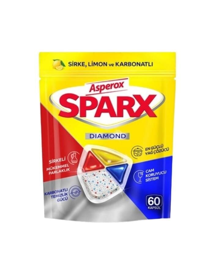Asperox  60'lı Sparx Bulaşık Makinesi Tableti