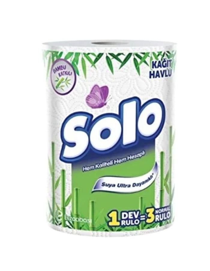 Solo 1=3 Bambu Dev Rulo Kağıt Havlu