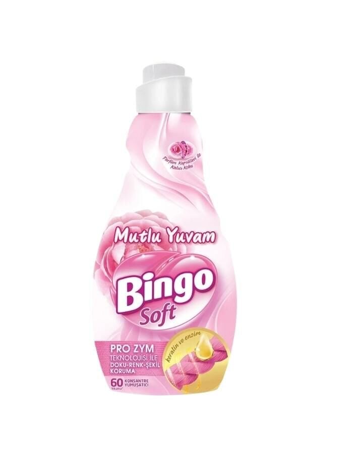 Bingo Soft Mutlu Yuvam Konsantre Çamaşır Yumuşatıcısı 1440 ML